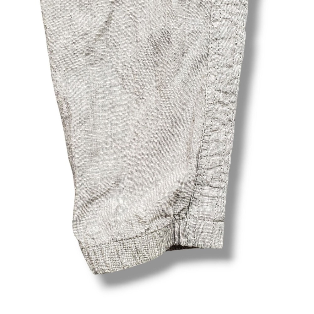 Athleta Cabo Linen Jogger Womens 4 Grey Mid Rise Pants Travel - Picture 7 of 10